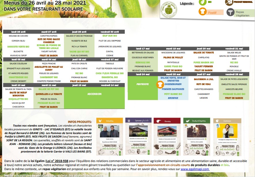 au tour du monde saint alban menu